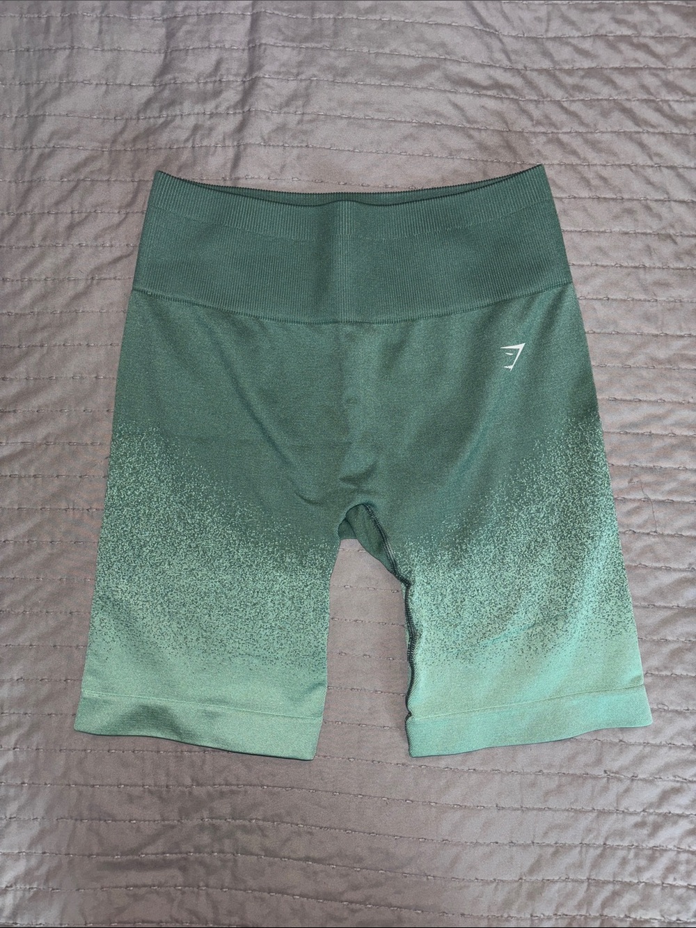 Gymshark Green Ombre Seamless Bike Shorts